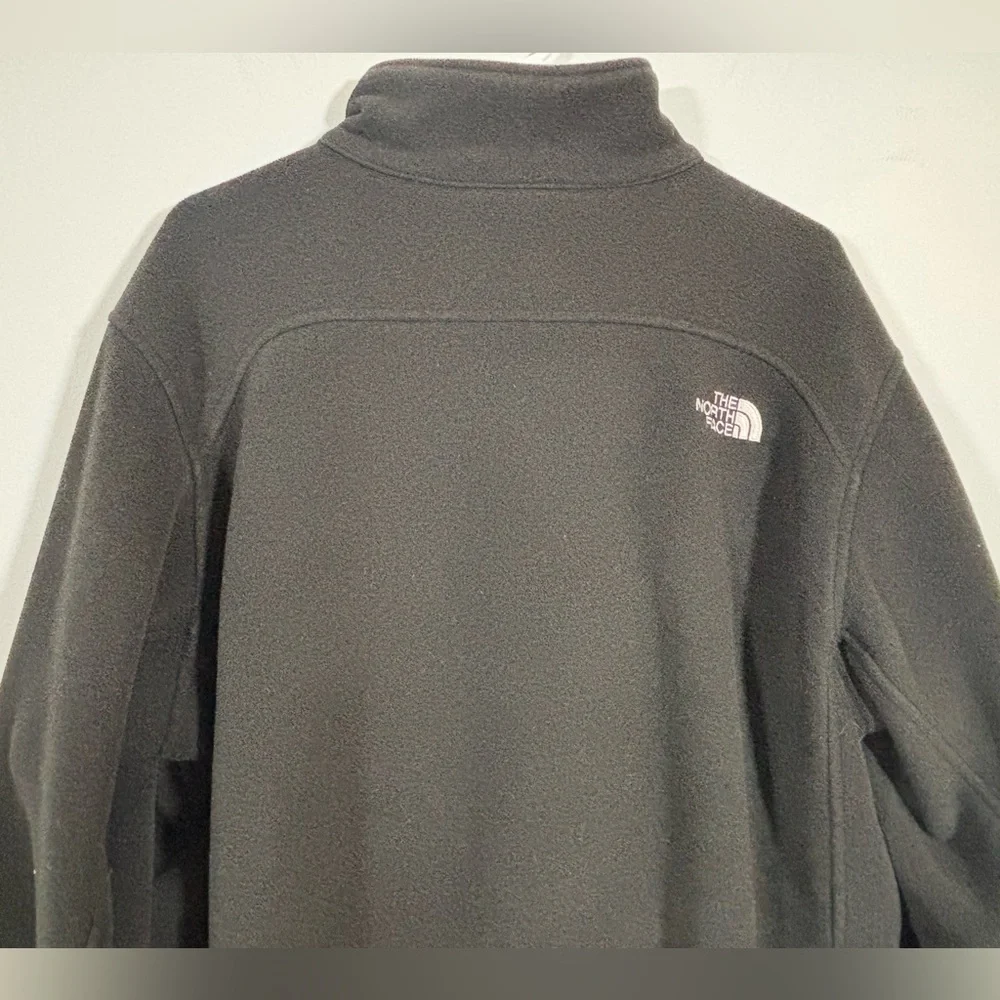 The North Face Men’s Full Zip Fleece Jacket Black XL Outdoor